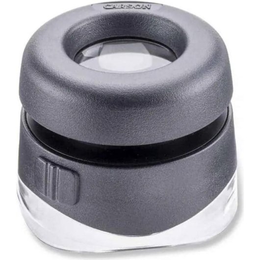 Loupe Carson LH-50 10x LED focale reglable portable