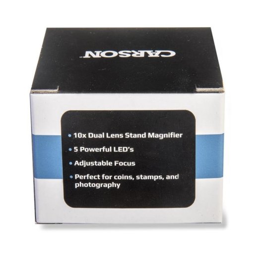 Loupe Carson LH-50 10x LED focale reglable portable