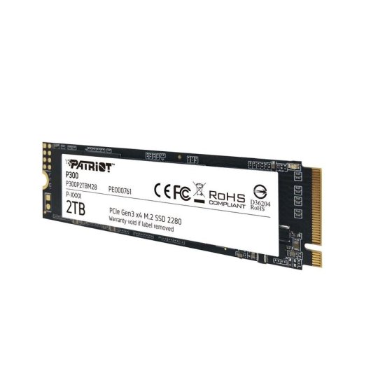 Disco Rígido Patriot P300 2TB SSD M.2 NVMe PCIe 3.0 2100MB/s Leitura