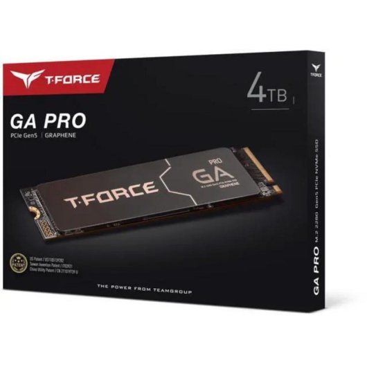 Disco Rigido Team Group T-Force GA PRO 4TB SSD PCIe Gen5 10000MB/s con dissipatore