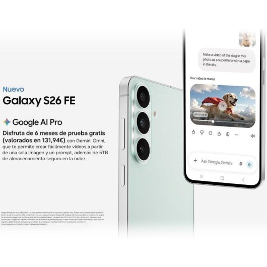 Samsung Galaxy S26 FE 5G 8GB 256GB 6.7" Pistacho