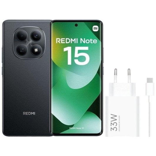 Xiaomi REDMI Note 15 4G 6GB 6.77" 128GB Preto Bateria Duradoura