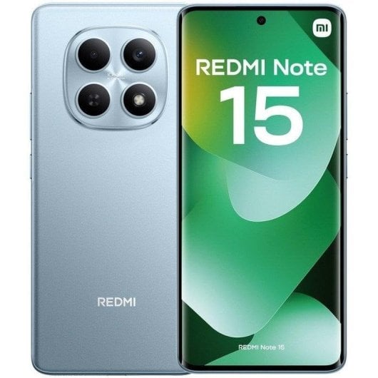 Xiaomi REDMI Note 15 4G 8GB 256GB 6.77" Azul Glaciar Incluye Cargador 33W