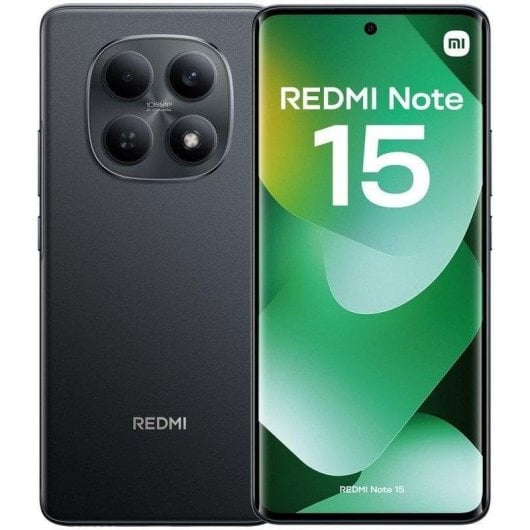 Xiaomi REDMI Note 15 4G 8GB 256GB 6.77" Negro Incluye Cargador 33W