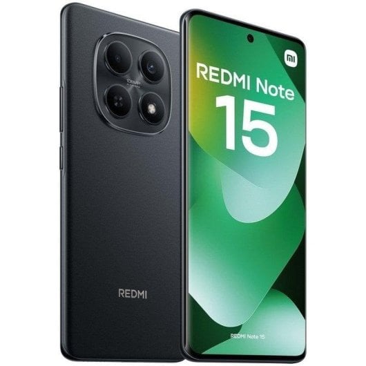 Xiaomi REDMI Note 15 4G 8GB 256GB 6.77" Negro Incluye Cargador 33W