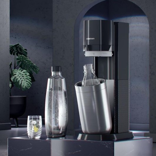 Kohlensaurezubereiter SodaStream DUO Schwarz Edelstahl