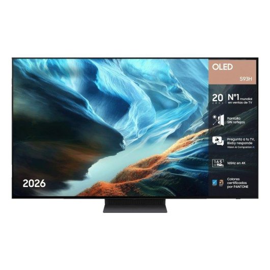 TV Samsung OLED TQ48S93HAEXXC 48" 4K UltraHD 165Hz Smart TV Tizen HDR10 Glare Free