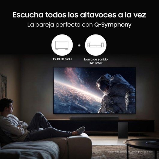 TV Samsung OLED TQ48S93HAEXXC 48" 4K UltraHD 165Hz Smart TV Tizen HDR10 Glare Free