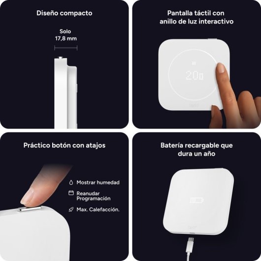 Slimme Thermostaat Tado X 2e Gen. Draadloos Startpakket voor Verwarming