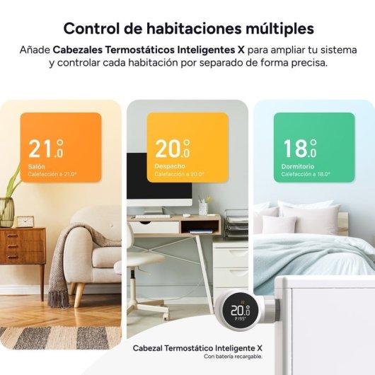 Slimme Thermostaat Tado X 2e Gen Draadloos Startpakket voor Verwarming + 1 Kop