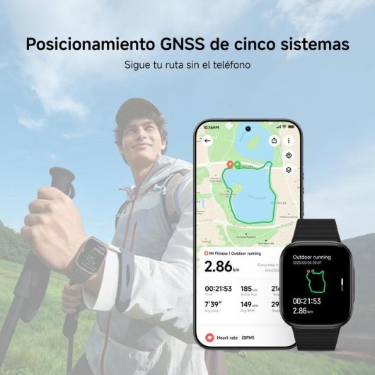 XIAOMI REDMI Watch 6 Lite Bluetooth GPS 1,96" Schwarz Einheitsgröße