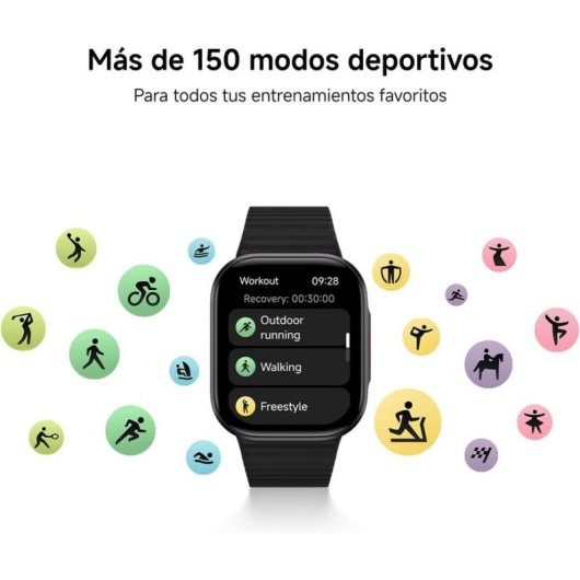 XIAOMI REDMI Watch 6 Lite Bluetooth GPS 1,96" Schwarz Einheitsgröße