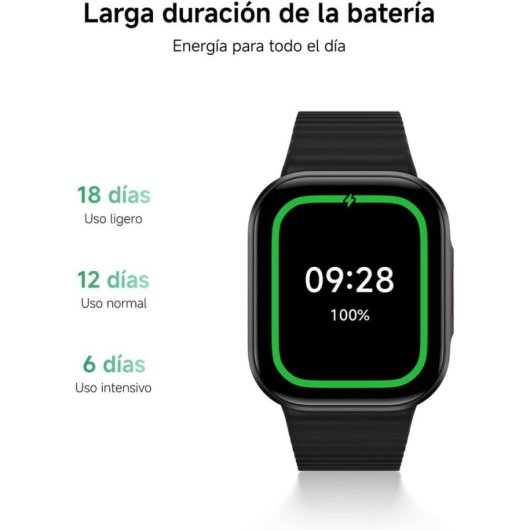 XIAOMI REDMI Watch 6 Lite Bluetooth GPS 1,96" Schwarz Einheitsgröße