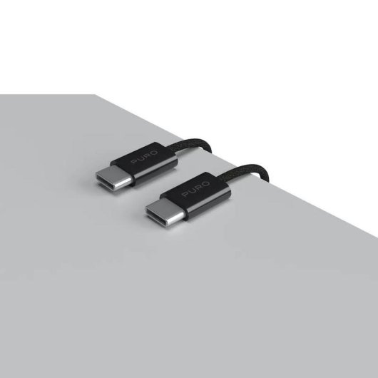 Cabo USB-C a USB-C PURO 60 W 1,5 m