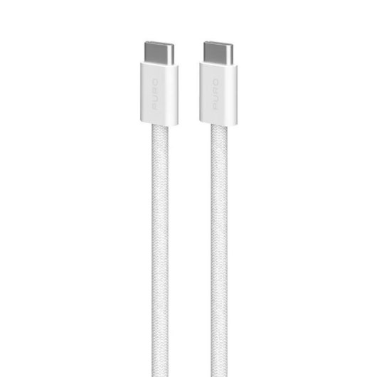 Kabel USB-C zu USB-C PURO 1,5 m USB 2.0 Power Delivery 60W Weiss