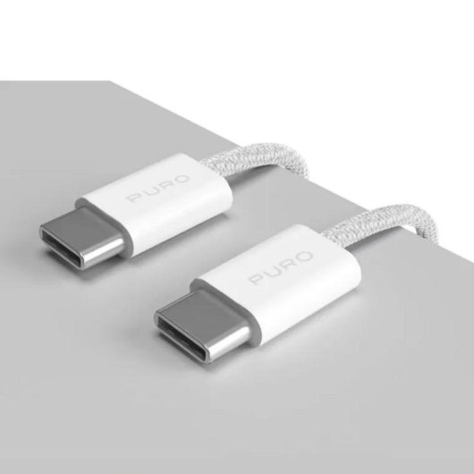 Kabel USB-C zu USB-C PURO 1,5 m USB 2.0 Power Delivery 60W Weiss