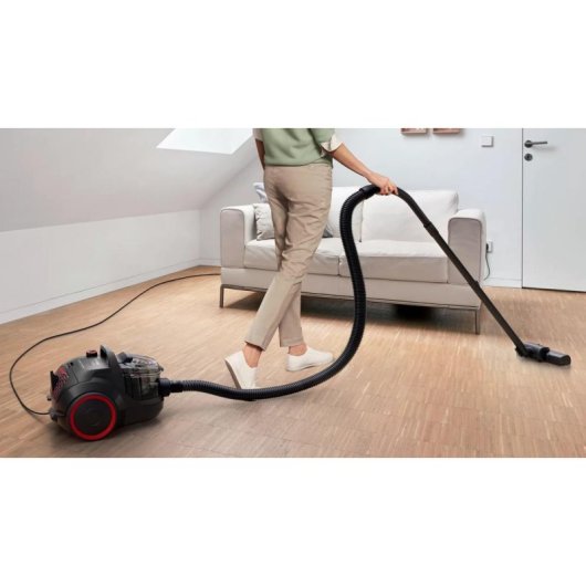 Beutelloser Staubsauger Bosch Serie 4 BGS21POW2 600W HEPA 13 2L Schwarz