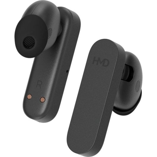Auriculares HMD Amped Buds sans fil Bluetooth avec réduction de bruit, micro et IP54, noir