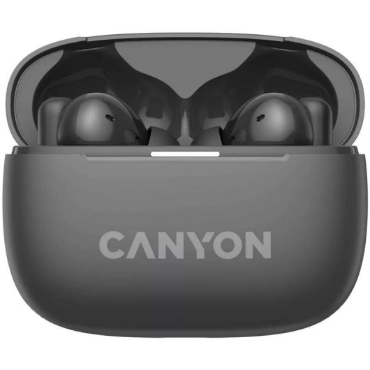Auriculares Canyon OnGo 10 sans fil Bluetooth 5.3 avec réduction active du bruit noir
