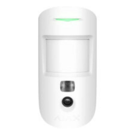 Sensor de Movimento AJAX MotionCam PhOD RF Interior Branco Bateria