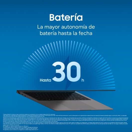 Portátil Samsung Galaxy Book6 Pro 16" Intel Core Ultra 7 356H 16GB 512GB SSD Intel Graphics Windows 11