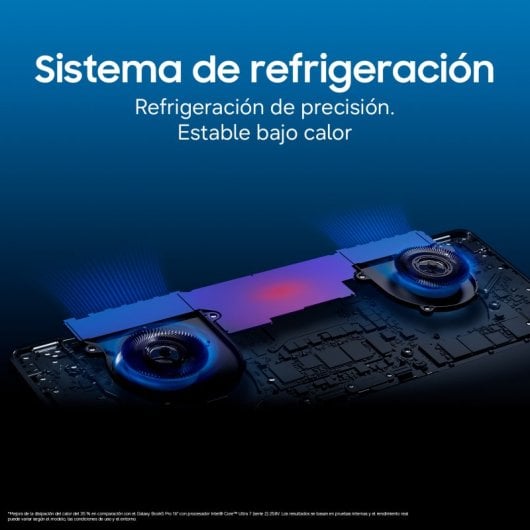Portátil Samsung Galaxy Book6 Pro 16" Intel Core Ultra 7 356H 16GB 512GB SSD Intel Graphics Windows 11