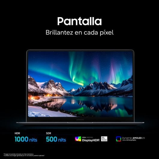 Portátil Samsung Galaxy Book6 Pro 16" Intel Core Ultra 7 356H 16GB 512GB SSD Intel Graphics Windows 11
