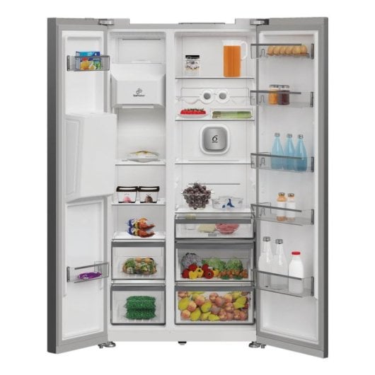 Frigorífico Americano Whirlpool WHG26574WX5E No Frost 179 cm 578 L D Aço inoxidável