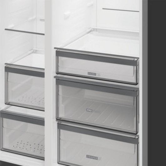 Frigorífico Americano Whirlpool WHG26574WX5E No Frost 179 cm 578 L D Aço inoxidável