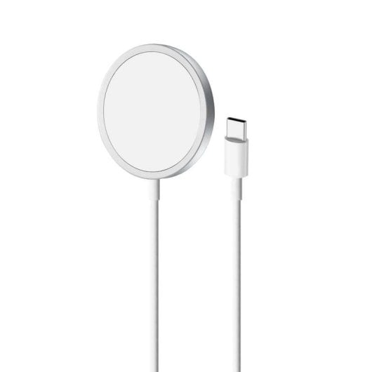 PURO magnetisches kabelloses Ladegeraet CUSBCMAG1WHI 15W USB-C iPhone