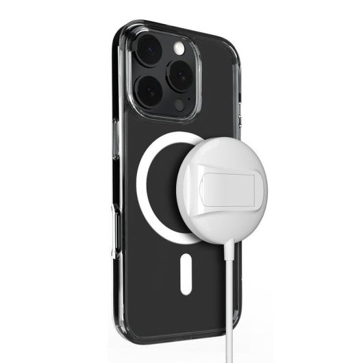 Chargeur sans fil PURO Mag3 Blanc compatible MagSafe Qi2