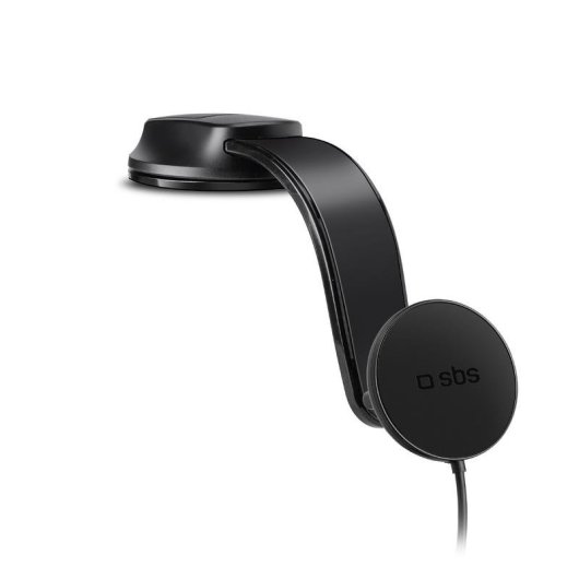 Carregador sem fios para automovel SBS MagSafe 15W Preto
