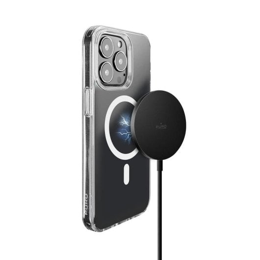Caricatore wireless PURO CUSBCMAG1BLK 15W 1m Nero