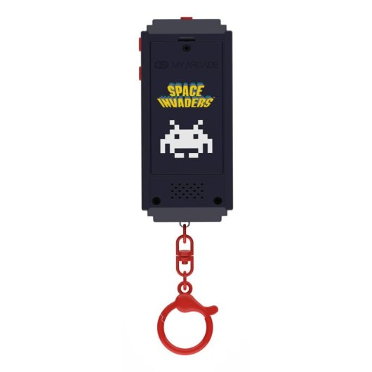 My Arcade Pixel Pocket Pro Retro Portátil Negro 2" Space Invaders