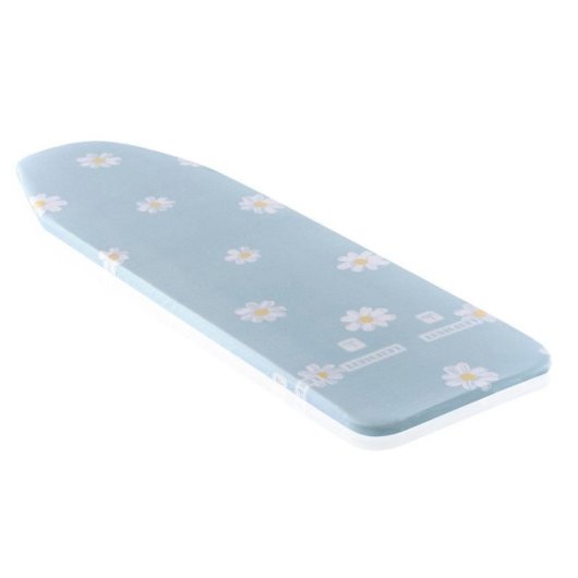Abdeckhaube fuer Bugelbrett Leifheit 76180 Baumwolle Hellblau Florales Muster