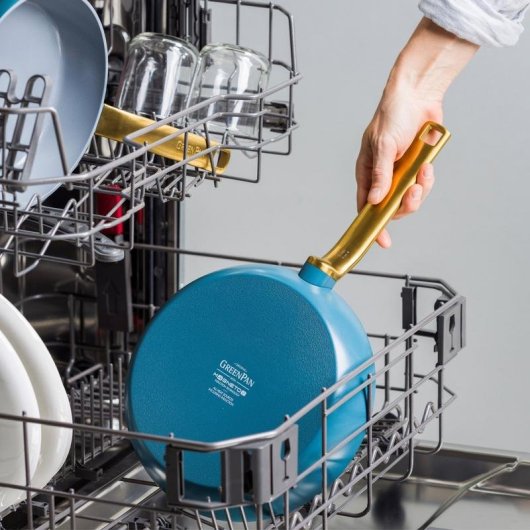Padella GreenPan Evolution 30 cm Ceramica Senza PFAS Blu