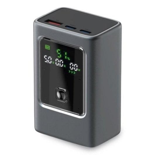 Bateria externa SBS TTBB10000LCDPD35 10000 mAh LCD Cinza