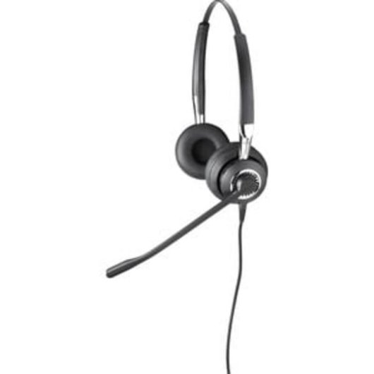 Auriculares Jabra Biz 2400 II con cable QD, cancelación de ruido y micrófono articulado
