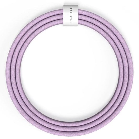 Cable PURO USB-C vers USB-C 1,5 m Charge Rapide 60W Violet et Blanc