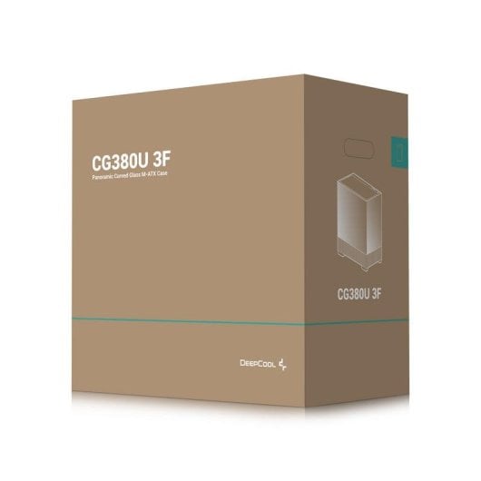 PC Gehaeuse DeepCool CG380U 3F Turm Schwarz Temperiertes Glas RGB