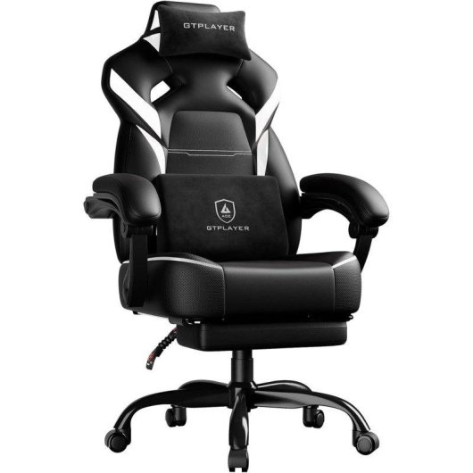 Sedia Gaming GTPLAYER ACE-ARMOR Poggiapiedi e Lombare