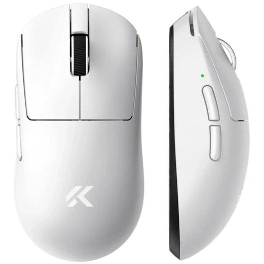 Ratón MCHOSE A7 V2 Ultra Wireless 42000 DPI Blanco Dock Magnético