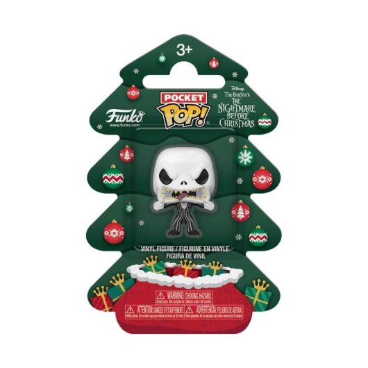 Figura coleccionable Funko Pocket Pop! Jack Skellington Holiday Tree Disney
