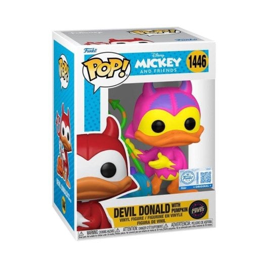 Figura POP Disney Funko Devil Donald Pumpkin Chase