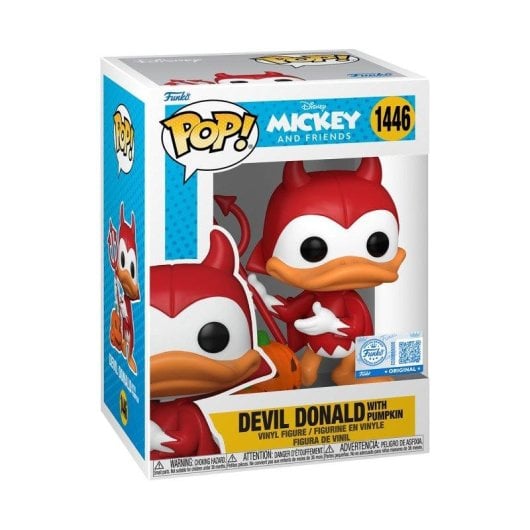 Figura POP Disney Funko Devil Donald Pumpkin Chase