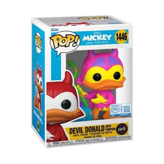Figura POP Disney Funko Devil Donald Pumpkin Chase