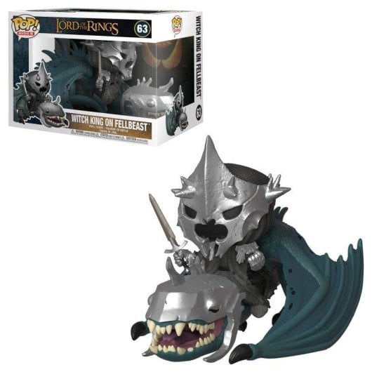 Figura coleccionable Funko Pop Witch King con Bestia Alada El Señor de los Anillos