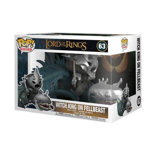 Figura coleccionable Funko Pop Witch King con Bestia Alada El Señor de los Anillos