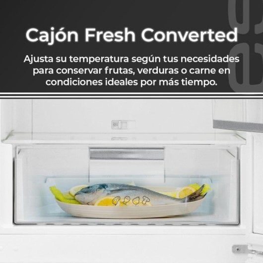 Frigorífico Combi Aspes AC185600CNFIX No Frost 186cm 294L C Inox Motor Inverter