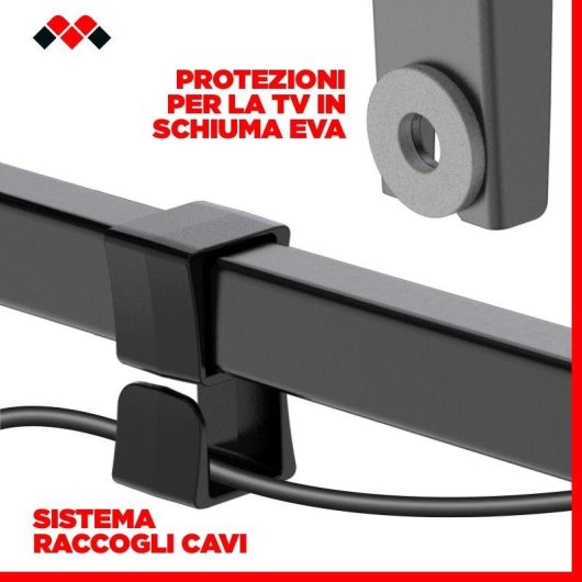 Meliconi Slimstyle Plus 200 SDR TV Wandhalterung 14 bis 45" VESA 75x75 bis 200x200 Max 25Kg